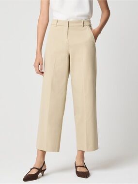 J.Crew Petite Remy wide-leg cropped pant size P2 NWT